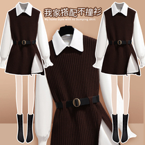 White shirt womens new 2021 autumn chic design sense niche long-sleeved shirt French bubble sleeve top women