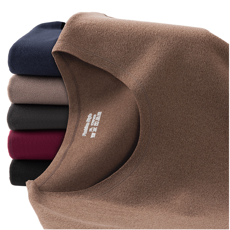 保暖内衣男士秋衣秋裤套装男无痕发热棉毛打底衫加绒德绒加厚冬季