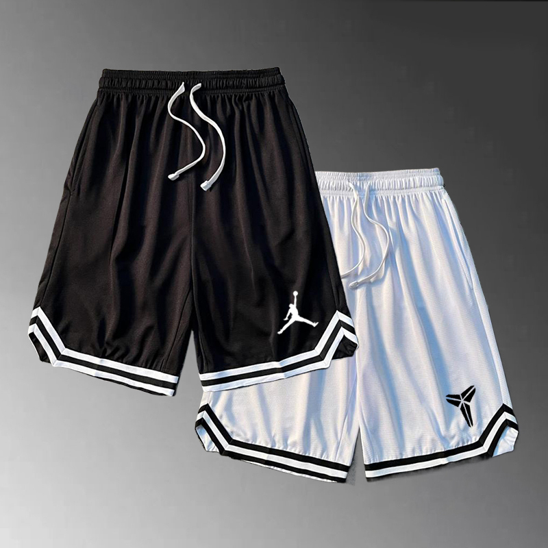 Men's American-Style Loose-Fitting Knee-Length Basketball Shorts, Quick-Dry Running Fitness Casual Mid-Length Sports Breathable Shorts for Women, Summer Men's American-Style Loose-Fitting Knee-Length Basketball Shorts, Quick-Dry Running Fitness Casual Mid-Length Sports Breathable Shorts for Women, Summer