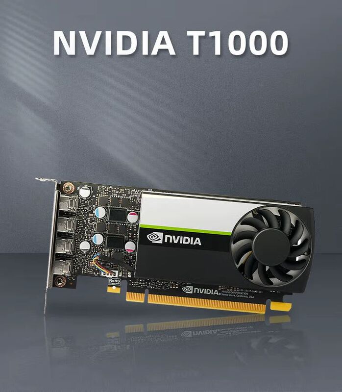 [Brand New] Nvidia T1000 4g Graphic Card for Flat Design and Graphic Design, Professional Drawing Graphics Card, Three-Year Warranty
