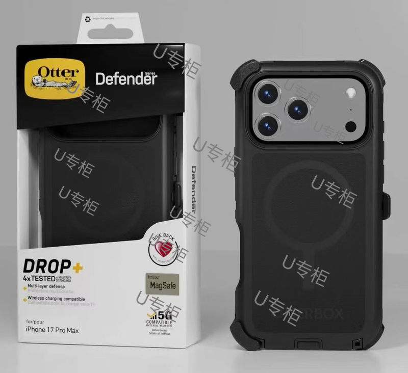 Otterbox Defender Series Is Suitable for Apple Iphone17/17Promax Magnetic Phone Case Anti-Fall Protective Cover 17Pro Stand 17Air Otterbox Defender Series Is Suitable for Apple Iphone17/17Promax Magnetic Phone Case Anti-Fall Protective Cover 17Pro Stand 17Air