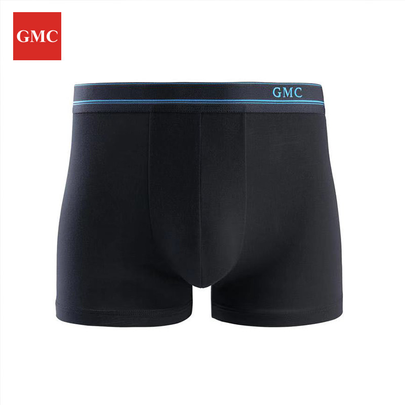 GMC male and female mulberry silk Modale breathable thin section flat corner briefs comfortable flat corner pants shorts Sky Outer Club-Taobao