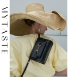 MYTASTE Кожаная сумка на одно плечо, дизайнерская ретро сумка подмышку, воловья кожа, тренд сезона