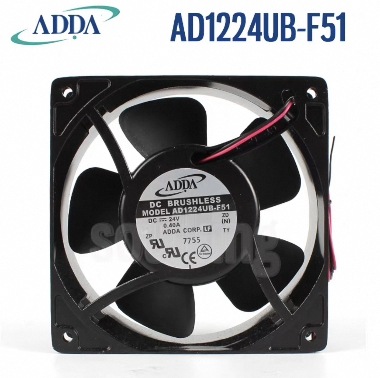全新AQ1224MB/HB AD1224UB/HS-F51/F52 24V变频器风扇