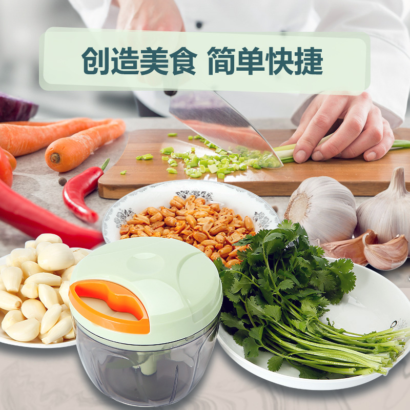 Kitchen garlic mashed with manual small garlic mashed machine mashed garlic mashed garlic mashed garlic Garlic Stir Crushing Machine Wringing garlic at the end of the garlic