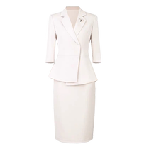 Spring and summer teachers professional attire formal suits feminine work clothes fashionable suits skirts high-end beautician work clothes