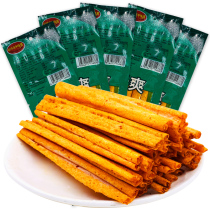 Master Liu Qianwei source Green hot spicy strips sweet spicy gluten childhood memories campus 5 cents snacks Snacks