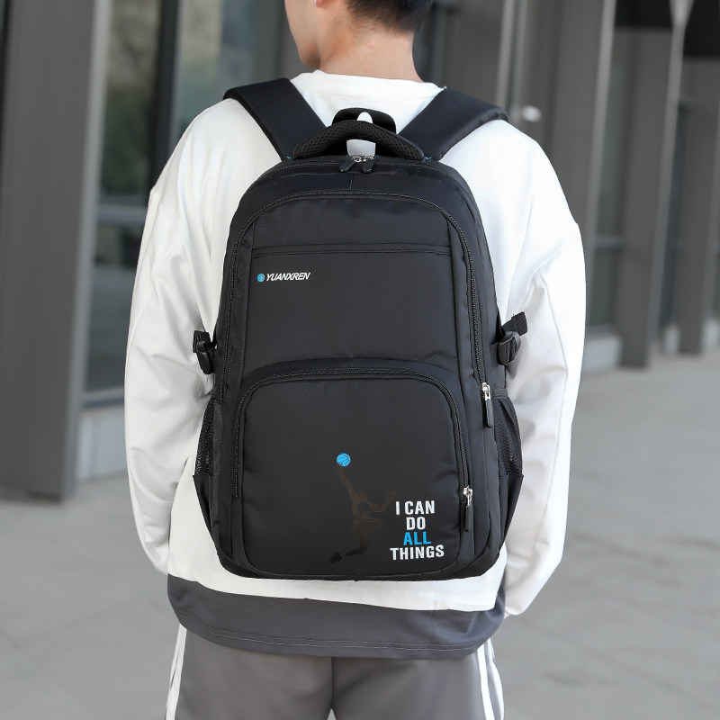 2022 new schoolbags for male junior high school students, large capacity, strong and durable