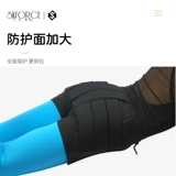 Детское защитное снаряжение, штаны с молнией для тренировок, наколенники, фигурное катание, защита при падении