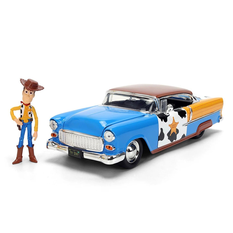 Jadatoys 1:24 Toy Story Woody Chevrolet Bel Air Alloy Car Model Ornament Gift Jadatoys 1:24 Toy Story Woody Chevrolet Bel Air Alloy Car Model Ornament Gift