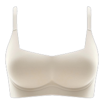 无痕内衣女小胸聚拢收副乳防下垂胸罩上托显大上薄下厚背心式文胸