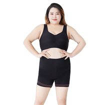 Large size modal safety pants for fat women 200 pounds anti-exposure plus fat non-curling three-point insurance bottoming shorts
