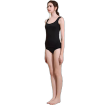Winter thickened velvet thermal vest for women heating all-in-one velvet bottoming thermal garment stomach protection stomach protection and back vest