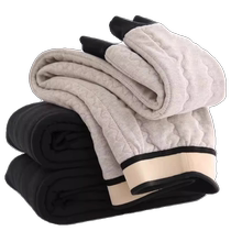 Childrens cotton-padded thermal pants for men and women in autumn and winter camel velvet silk cotton pants leggings plus velvet thickened long johns school uniform artifact