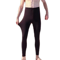 Mens Barbie pants autumn and winter warm pants plus velvet thickened leggings all-in-one velvet windproof and cold-proof tight shark pants