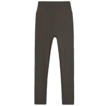 Brown shark pants for women to wear summer thin high-waisted butt-lifting Barbie pants tight leggings nine-point yoga pants