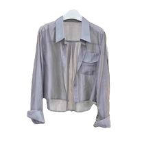 High-end purple sun protection shirt for women in summer new style with suspender skirt and cardigan sun protection clothing gauze outer wear