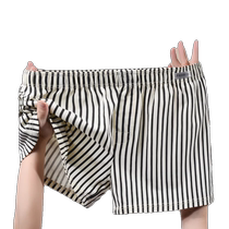 3 pieces of mens underwear mens pure cotton Arrow pants breathable loose large size home pants boxer briefs comfortable boxer shorts