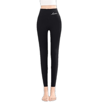 Crotchless thermal pants for women in winter tight-fitting velvet and thickened sherpa leggings cotton pants high-waisted long johns