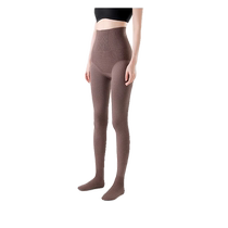 Extra long tall leggings for women for autumn and winter outer wear plus velvet and thickening high waist hip lifting non-falling foot-stepping pantyhose