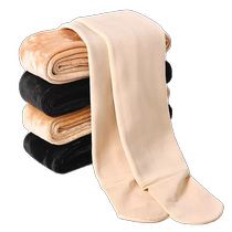 Bare leg artifact mens large size 200 pounds winter flesh-colored leggings pantyhose stepping on feet plus velvet thickened warm pants