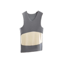 2-pack silk velvet thermal vest for men in winter tummy protector back protector heated vest and velvet vest