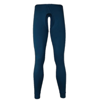 Ultra-thin crotchless autumn trousers for men in autumn and winter tight-fitting elastic leggings linen underpants cotton trousers leg-cinch warm pants