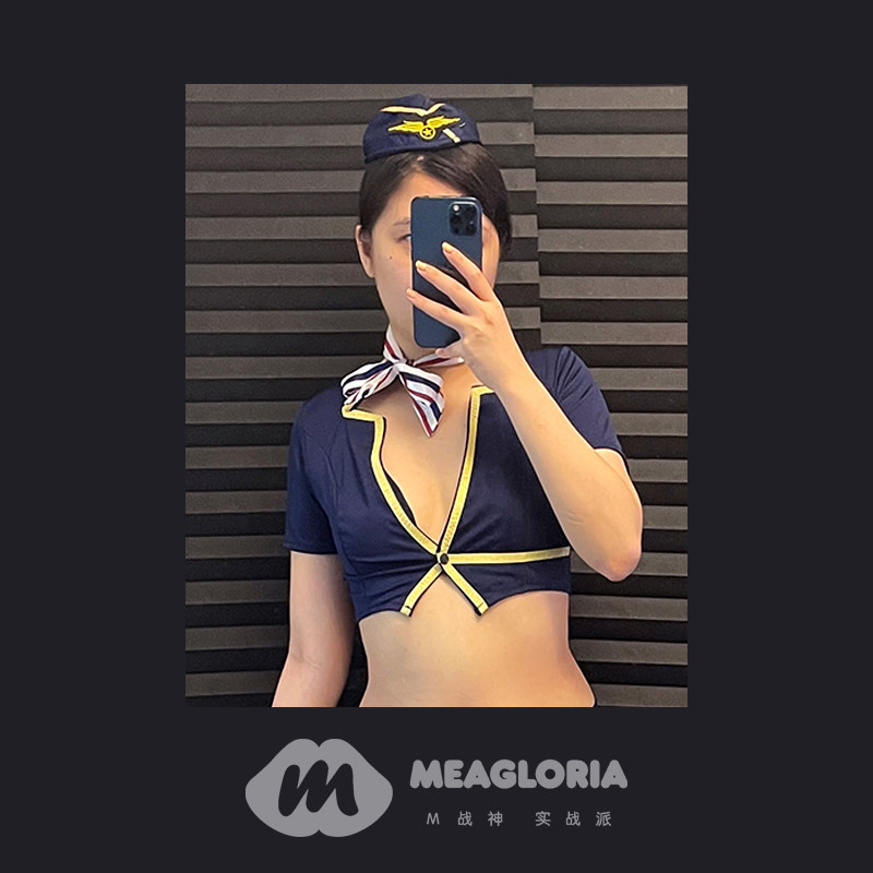 Sexual Female Treasure Forensic Lingerie, European and American Sexy Air Sister Deep Vu Chest Wrap Hip Suit Passion Seductive Sexy