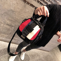 Hong Kong trendy brand leather hot diamond shoulder bag female Korean version of fashion foreign style dual-use small backpack bag mini casual all-match