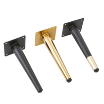 Light and luxurious metal feet couch foot cupboard tea table feet TV cabinet feet cone pin furniture legs support legs five gold accessories
