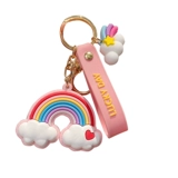 Брендовый радужный защитный амулет, милый брелок, креативная кукла для влюбленных, фотография, популярно в интернете, делается под заказ