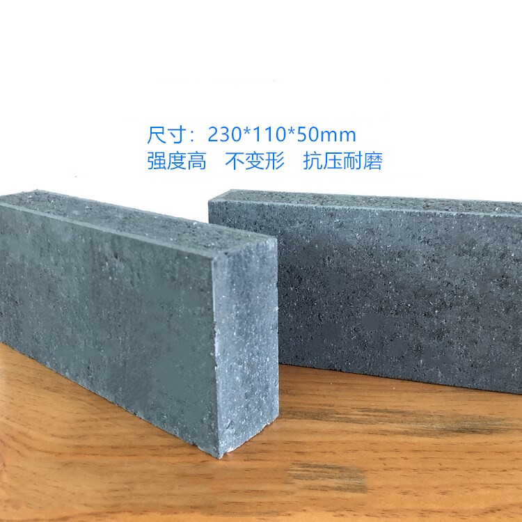 Antique green brick exterior wall Non-sintered clay 95 green brick Text cultural brick Ancient building small green brick Qingshui wall Old green brick