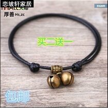 Cat Collar Pet Dog Dog Dog Cat Necklace Small Cat Handmade Adjustable Woven Pet Dog Bells