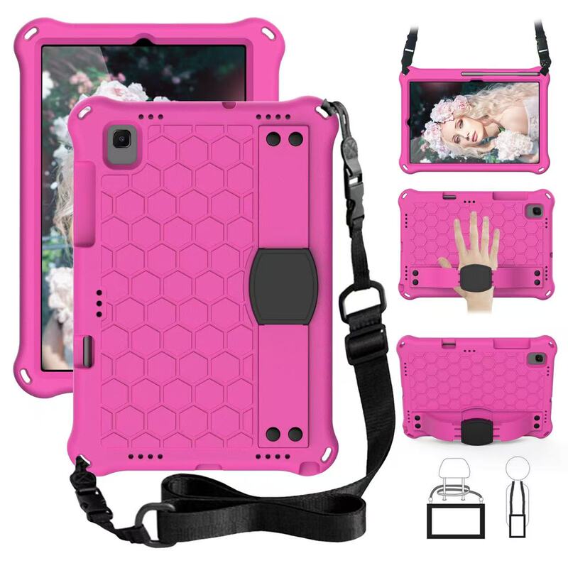 Wrist Support Big-Name Brand Protective Case Suitable for Apple Tablet Ipad11 Eva Material Air7 Shoulder Strap Pro11 Anti-Drop Mini7 Lightweight Air5 Pen Slot iPad 10.2inch Full Coverage 10.5inch