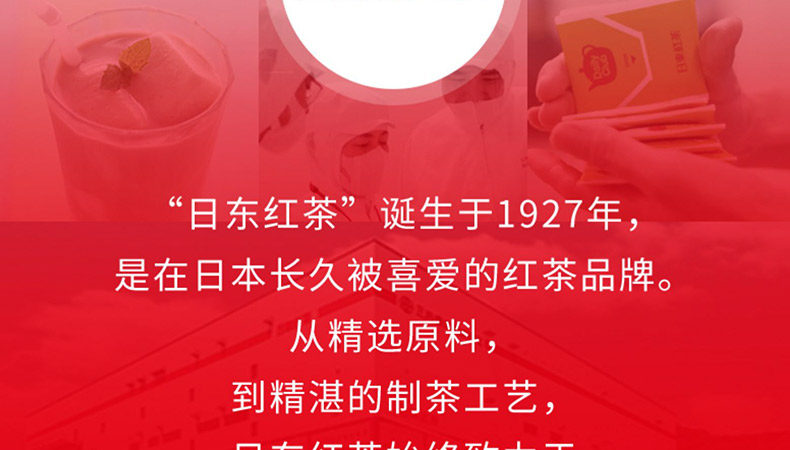 【日本直邮】日东红茶 皇家奶茶醇香奶茶 14g×8条