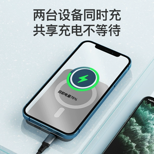 Apple, магнитный совместимый ультратонкий маленький мобильный телефон с зарядкой, портативный блок питания, США, iphone, 15, 15promax