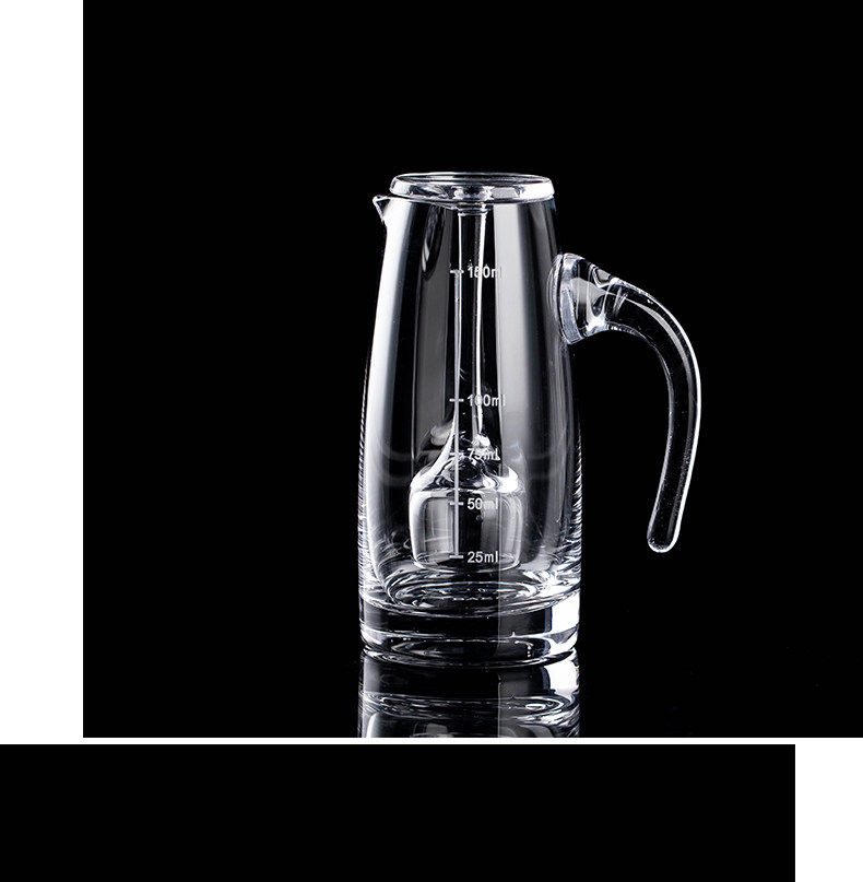 Ликер Cup 高档水晶玻璃白酒杯家用套装高脚10毫升小酒杯刻度分酒器杯架收纳