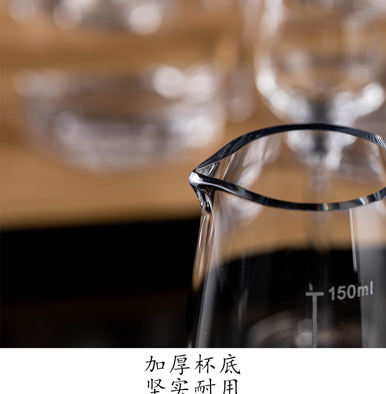 Ликер Cup 高档水晶玻璃白酒杯家用套装高脚10毫升小酒杯刻度分酒器杯架收纳