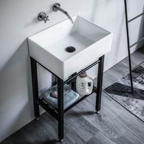 No tap hole basin floor washbasin washbasin toilet balcony ceramic washbasin deepen sink outdoor square hanging wall