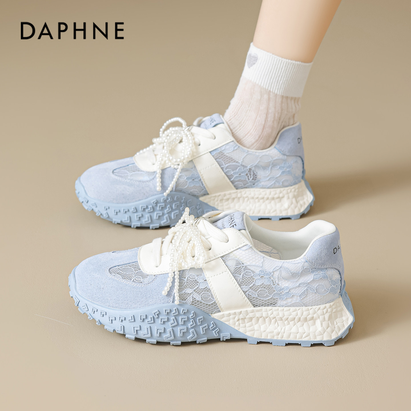 Женская обувь для тренировок в немецком стиле Daphne blue, новинка 2026 года, летняя дышащая обувь из сетчатого материала на толстой подошве super fire sports Forrest shoes