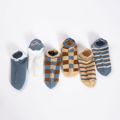 佐曲婷夏季棉袜女薄款船袜6双装