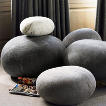  FRP chair Shopping mall Meichen decoration public rest combination leisure chair soft bag pebble sofa stool