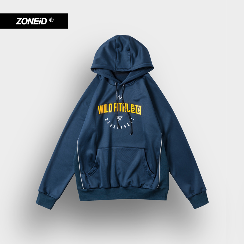 ZONEID Custom necropolis New Lianhood Head Basketball necropolis Casual Loose Warm Sports Training Clothing