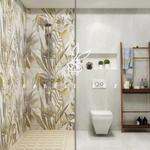 Bohemian Wind Fashion Light Extravaganza Craftsmanship Flowers Brick Parquet background wall Brick Toilet Kitchen Art Flower pieces