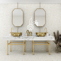 Nordic modern Wind Color Water grinding stone tiles Living room Living room Bedrooms Xuanguan Anti-slip tiles Hotel folk Imitation Ancient Tiles