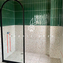 Nordic Wind Ins Color Strip Plaid Brick Toilet Kitchen Balcony Background Wall Bright Light Tiles 300 * 600