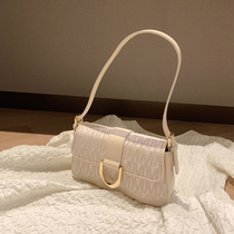 Tennis Red Womens Bag New Bag Package 2021 Burst texture Advanced small crowdsourced Single-shoulder Shoulder Armpit with Temperament Summer 100 lap