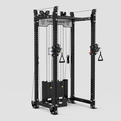 Tiger Force Commercial Multi-Functional Comprehensive Training Squat Rack Bench Press Bird Fitness Deadlift Rowing Device