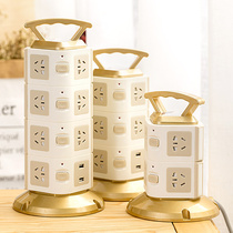 Versatile vertical panel home usb switch socket porous multipurpose wiring board patch board converter platoon plug