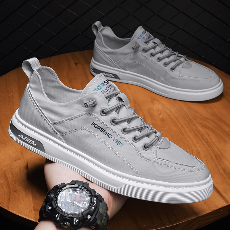 Men's summer breathable 2023 new trend shoes men's trendy shoes casual slip-on cloth shoes thin canvas shoes